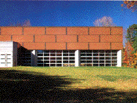 fourth exterior view of Congregation Sons of Israel at Briarcliff Manor by James S. Rossant, Conklin + Rossant