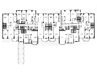 plan of Butterfield House by James S. Rossant, Conklin + Rossant