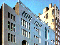 facade of Ramaz School by James S. Rossant, Conklin + Rossant