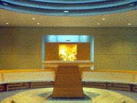 third interior of Congregation Sons of Israel at Briarcliff Manor by James S. Rossant, Conklin + Rossant