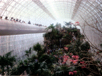 interior of Crystal Bridge, Oklahoma City, by James S. Rossant, Conklin + Rossant