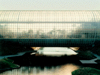 side of Crystal Bridge, Oklahoma City, by James S. Rossant, Conklin + Rossant