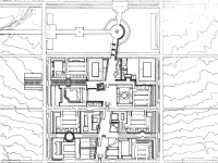 part of a plan of Dodoma, Tanzania, by James S. Rossant, Conklin + Rossant